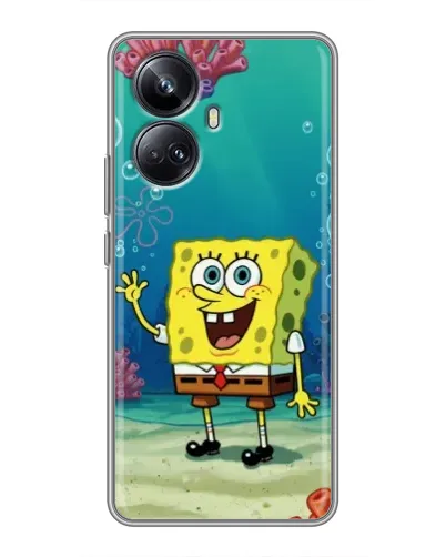 Чехол для Realme 10 Pro Plus с картинкой «Подводный привет»