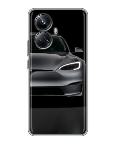 Чехол для Realme 10 Pro Plus с картинкой «Tesla Model S Look» Чехол для Realme 10 Pro Plus с картинкой «Tesla Model S Look»