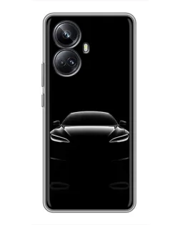 Чохол для Realme 10 Pro Plus з картинкою «Силует Tesla Night» Чохол для Realme 10 Pro Plus з картинкою «Силует Tesla Night»