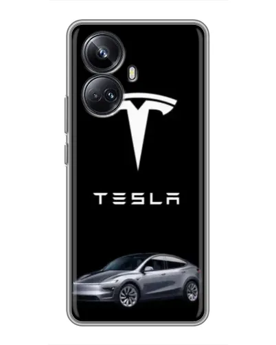 Чехол для Realme 10 Pro Plus с картинкой «Tesla Model Y» Чехол для Realme 10 Pro Plus с картинкой «Tesla Model Y»