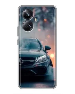 Чохол для Realme 10 Pro Plus з картинкою «Mercedes — нічне місто» Чохол для Realme 10 Pro Plus з картинкою «Mercedes — нічне місто»