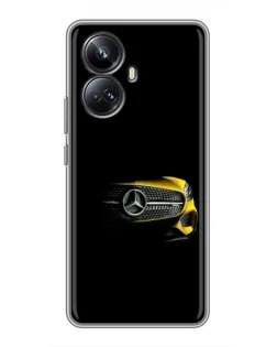 Чехол для Realme 10 Pro Plus с картинкой «Mercedes — ретро стиль»