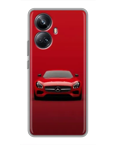 Чехол для Realme 10 Pro Plus с картинкой «Красный Mercedes AMG» Чехол для Realme 10 Pro Plus с картинкой «Красный Mercedes AMG»
