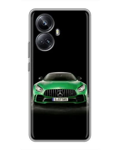Чехол для Realme 10 Pro Plus с картинкой «Mercedes — неоновый лого» Чехол для Realme 10 Pro Plus с картинкой «Mercedes — неоновый лого»