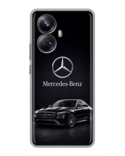 Чехол для Realme 10 Pro Plus с картинкой «Mercedes — решетка радиатора» Чехол для Realme 10 Pro Plus с картинкой «Mercedes — решетка радиатора»