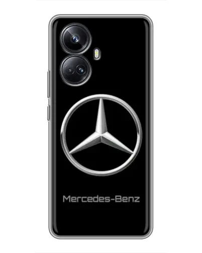 Чехол для Realme 10 Pro Plus с картинкой «Mercedes Silver Logo» Чехол для Realme 10 Pro Plus с картинкой «Mercedes Silver Logo»