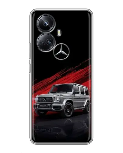 Чехол для Realme 10 Pro Plus с картинкой «Mercedes G-Class красный» Чехол для Realme 10 Pro Plus с картинкой «Mercedes G-Class красный»