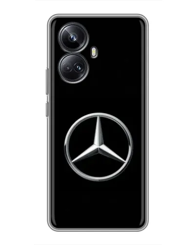 Чехол для Realme 10 Pro Plus с картинкой «Mercedes классический лого» Чехол для Realme 10 Pro Plus с картинкой «Mercedes классический лого»