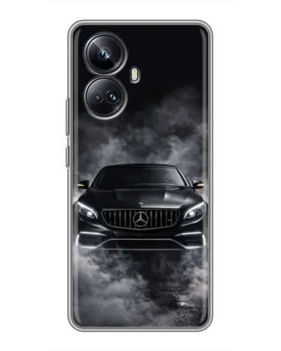 Чехол для Realme 10 Pro Plus с картинкой «Mercedes в дыму» Чехол для Realme 10 Pro Plus с картинкой «Mercedes в дыму»
