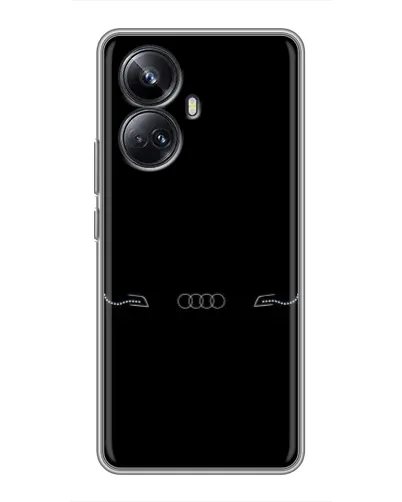 Чехол для Realme 10 Pro Plus с картинкой «Audi — световой подпись»