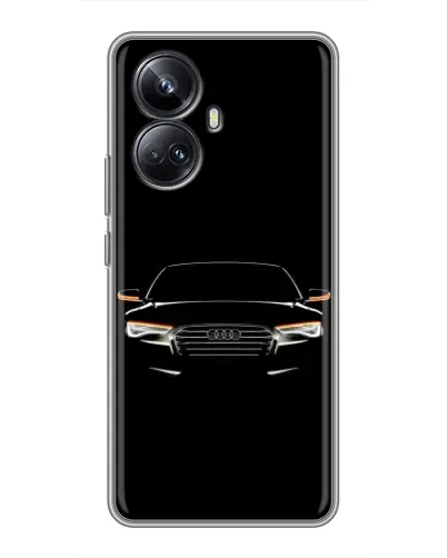 Чехол для Realme 10 Pro Plus с картинкой «Audi — ночной контур»