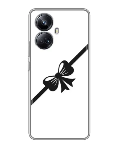 Чехол для Realme 10 Pro Plus с картинкой «Диагональный бант»