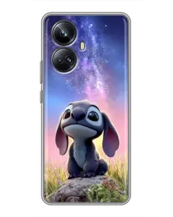 Чехол для Realme 10 Pro Plus с картинкой «Стич на рассвете» Чехол для Realme 10 Pro Plus с картинкой «Стич на рассвете»