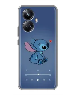Чехол для Realme 10 Pro Plus с картинкой «Музыкальный Stitch» Чехол для Realme 10 Pro Plus с картинкой «Музыкальный Stitch»