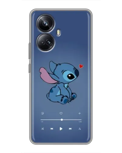 Чехол для Realme 10 Pro Plus с картинкой «Музыкальный Stitch»