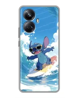 Чехол для Realme 10 Pro Plus с картинкой «Стич на волне» Чехол для Realme 10 Pro Plus с картинкой «Стич на волне»