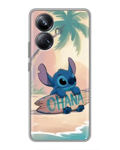 Чехол для Realme 10 Pro Plus с картинкой «Стич на серфе»