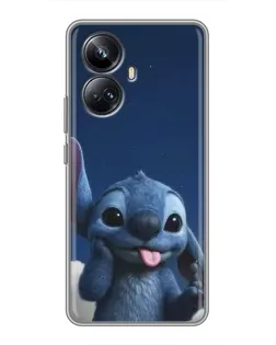 Чехол для Realme 10 Pro Plus с картинкой «Стич в облаках» Чехол для Realme 10 Pro Plus с картинкой «Стич в облаках»