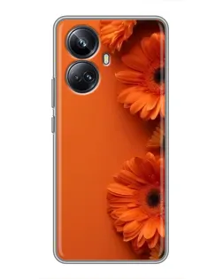 Чохол для Realme 10 Pro Plus з картинкою «Помаранчеві гербери» Чохол для Realme 10 Pro Plus з картинкою «Помаранчеві гербери»