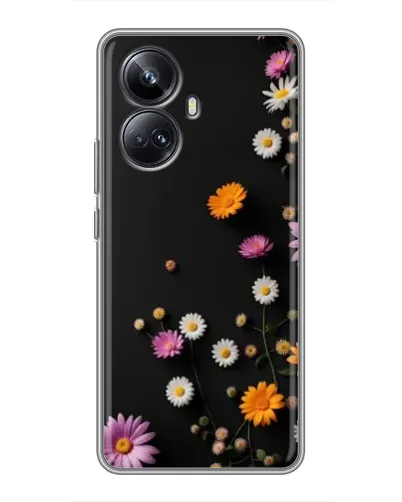 Чехол для Realme 10 Pro Plus с картинкой «Цветочная композиция»