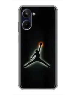 Чохол для Realme 10 з картинкою «Jordan Gradient Logo» Чохол для Realme 10 з картинкою «Jordan Gradient Logo»