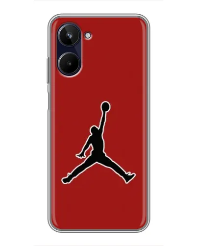 Чохол для Realme 10 з картинкою «Jordan Red Back» Чохол для Realme 10 з картинкою «Jordan Red Back»