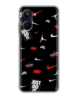 Чохол для Realme 10 з картинкою «Nike Mix Pattern»