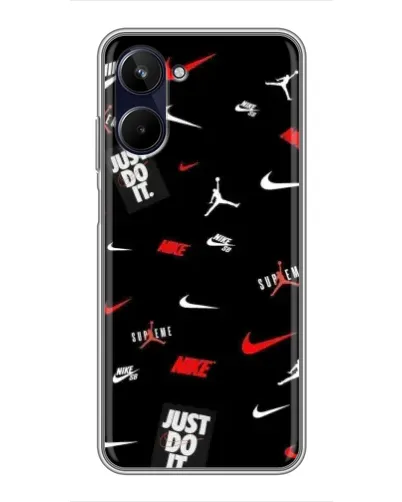 Чохол для Realme 10 з картинкою «Nike Mix Pattern» Чохол для Realme 10 з картинкою «Nike Mix Pattern»