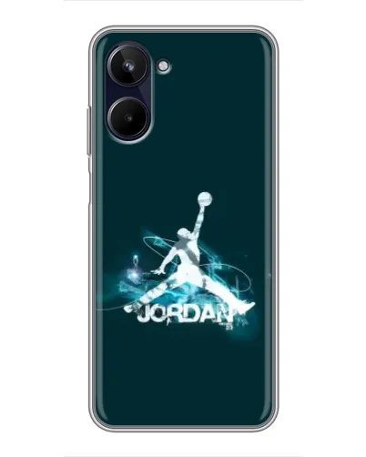 Чохол для Realme 10 з картинкою «Jordan Blue Fire» Чохол для Realme 10 з картинкою «Jordan Blue Fire»