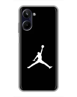 Чохол для Realme 10 з картинкою «Jordan Silhouette»