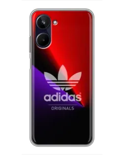 Чохол для Realme 10 з картинкою «Adidas Red Neon» Чохол для Realme 10 з картинкою «Adidas Red Neon»