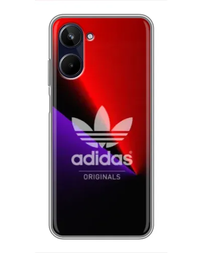 Чехол для Realme 10 с картинкой «Adidas Red Neon» Чехол для Realme 10 с картинкой «Adidas Red Neon»