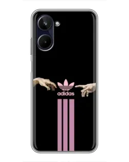 Чехол для Realme 10 с картинкой «Adidas Hands»