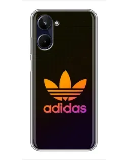 Чехол для Realme 10 с картинкой «Градиент Adidas»