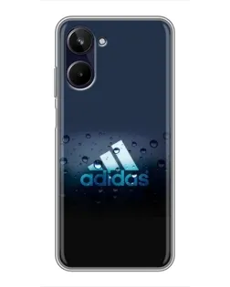Чехол для Realme 10 с картинкой «Adidas Water Drops»