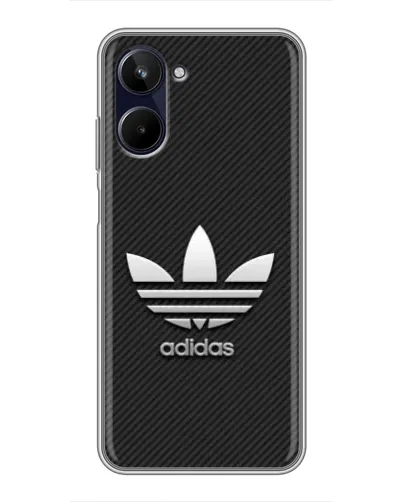 Чехол для Realme 10 с картинкой «Adidas Карбоновая текстура» Чехол для Realme 10 с картинкой «Adidas Карбоновая текстура»