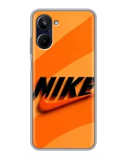 Чохол для Realme 10 з картинкою «Помаранчевий драйв Nike» Чохол для Realme 10 з картинкою «Помаранчевий драйв Nike»