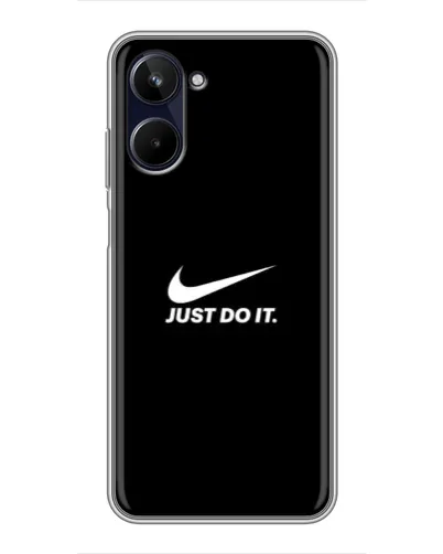 Чехол для Realme 10 с картинкой «Минимализм от Nike»