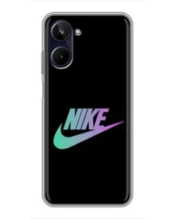 Чехол для Realme 10 с картинкой «Nike — городская ночь»