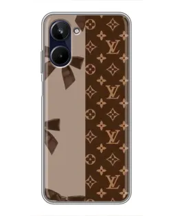 Чехол для Realme 10 с картинкой «Louis Vuitton — банты»