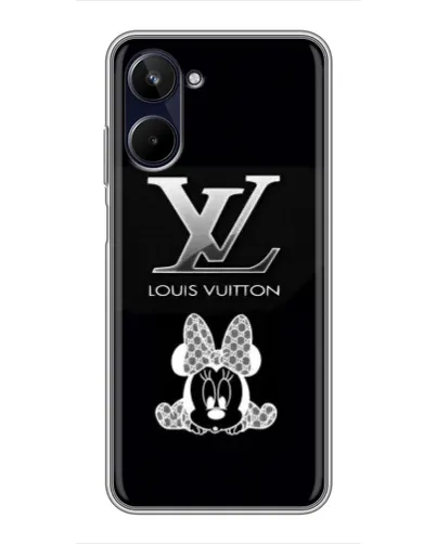 Чехол для Realme 10 с картинкой «LV и Минни Маус»