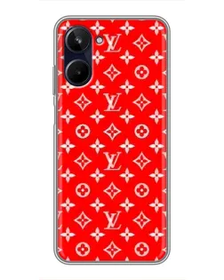 Чехол для Realme 10 с картинкой «Яркий паттерн LV»