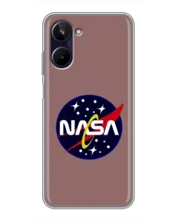 Чохол для Realme 10 з картинкою «NASA — ретро космос»
