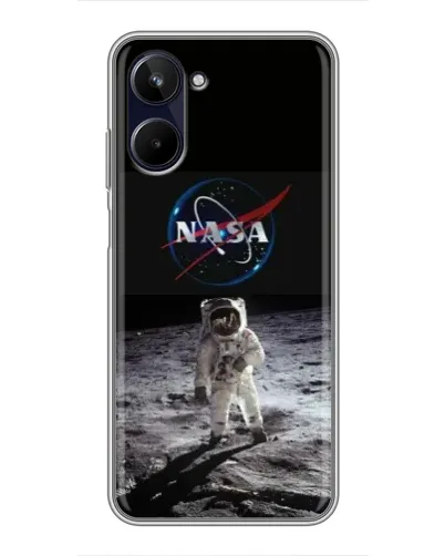 Чохол для Realme 10 з картинкою «Астронавт на Місяці»