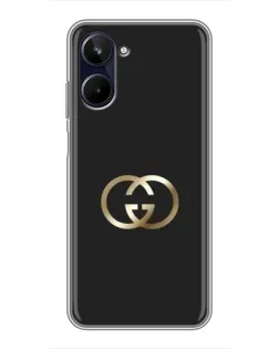 Чехол для Realme 10 с картинкой «Минимализм Gucci»