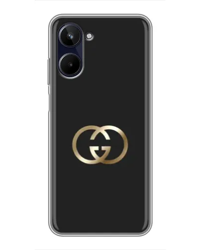 Чехол для Realme 10 с картинкой «Минимализм Gucci»