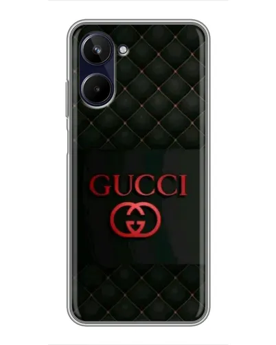 Чехол для Realme 10 с картинкой «Gucci — стеганый черный»
