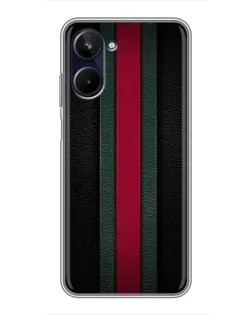 Чехол для Realme 10 с картинкой «Gucci — неоновая линия»