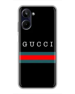 Чехол для Realme 10 с картинкой «Gucci — красный пояс»