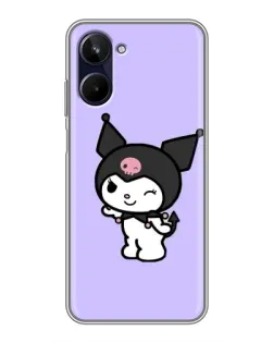 Чехол для Realme 10 с картинкой «Классическая Kuromi»